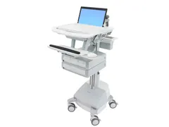 Ergotron SV44-1141-C multimediawagen & -steun Aluminium Grijs Wit