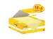 Notes 3M Post-it 653-CY 38x51mm jaune lot promo