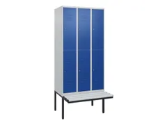 Dubbeldekse dekenkist,HxBxD 2120x900x815mm,3x2vak.,vak B 300mm