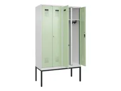 locker voor scheiding van kleding,HxBxD 2120x1200x500mm,4vak