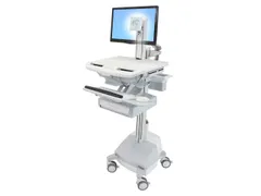 Medische Trolley StyleView-wagen met LCD-draaipunt, SLA-voeding 1 Lade