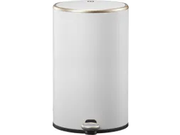 Cosmo pedaalemmer 12 Liter Rvs Mat Wit