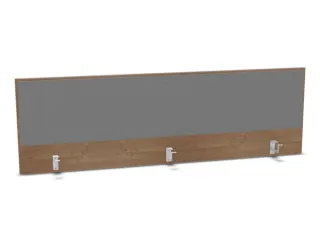 opzetpaneel,v. bureau,aanbouw achter,B 1800mm,NT-cherry,BN8078-grijs - 1