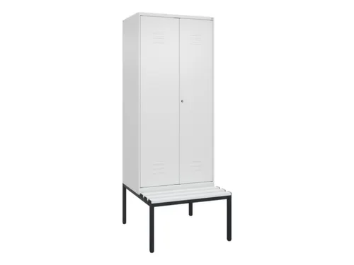 locker voor scheiding van kleding,HxBxD 2120x800x815mm,2vak