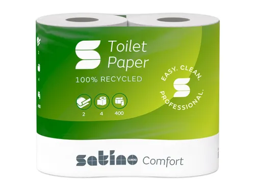 Satino 62480 Toiletpapier 100% recycled 2laags 400 vel 40 Rol