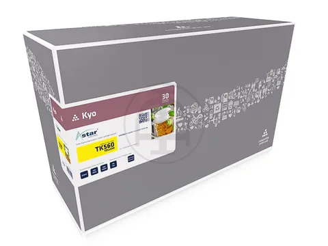 AS13560 Astar Kyocera TK560 FSC toner geel rebuilt 10.000pagina's chip