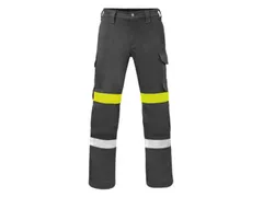 Pantalon de travail Havep 80359 FORCE+ CLASS 1, gris anthracite/jaune,