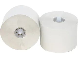 Toiletpapier met dop 2-laags wit 100m pak van 36 rollen - 1