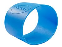 Hygiene rubber band, blauw, 40mm, secundaire kleurcodering