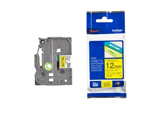 Labeltape Brother P-touch TZe-631 standaard 12mm zwart op geel - 6