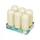 Kaars Stomp 7 x 20 cm Ivoor 80u tray 6 stuks