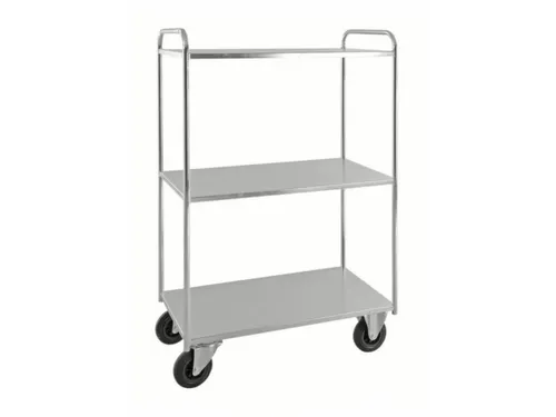 etagewagen,draagverm. 400kg,3etage(s),laadvl. LxB 940x540mm,staaletage