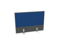 opzetpaneel bureau aanbouw achter MS-donkergrijs BN6016-blauw 800mm