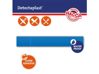 Detectaplast 8148 Pleister waterafstotend blauw 180x20mm 100 Stuks - 4
