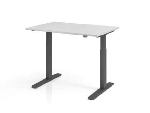 Elektrisch in hgte vst. zit-sta-bureau,HxBxD 700-1200x1200x800mm