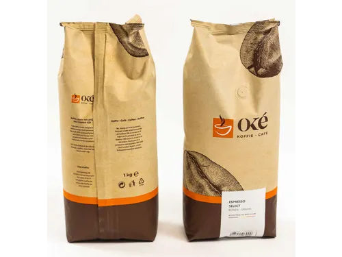 OKE Koffie Koffiebonen Espresso Select zak van 1 kg