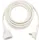 Verlengsnoer Brennenstuhl met platte stekker H05VV-F3G1.5 5 meter wit