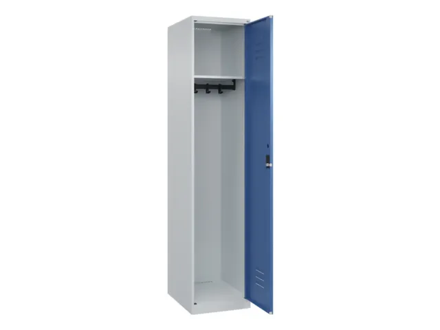 locker,HxBxD 1850x400x500mm,1vak,vak B 400mm,cil.-slot,staand op vloer