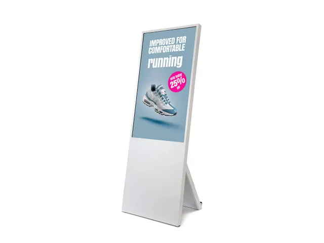 Digitaal A-Bord Spectrum met 43 Inch Samsung scherm Wit