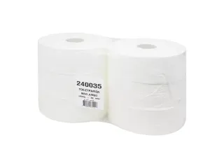 Euro 240035 Toiletpapier maxi jumbo cellulose 2-laags 350 mtr 6 rol - 1