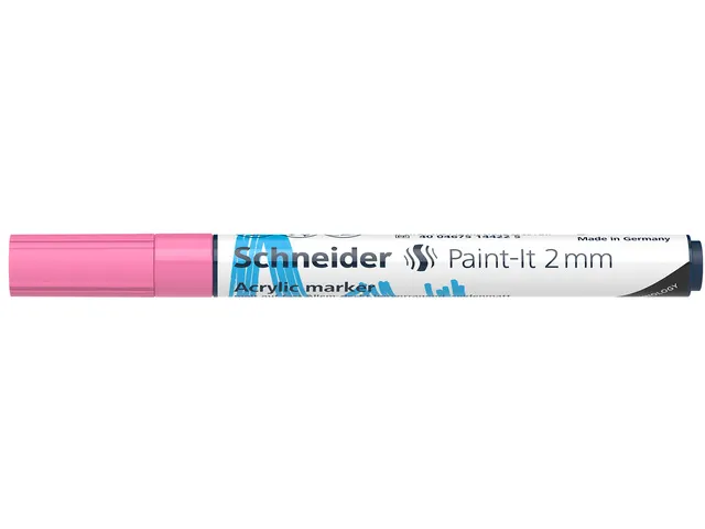 Acrylmarker Schneider Paint-It 310 2mm pastel roze