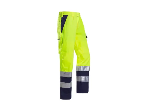 Sioen Ambok werkbroek, geel/marineblauw, maat 53, per stuk