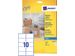 Etiket Avery J8173-10 99.1x57mm wit 100stuks