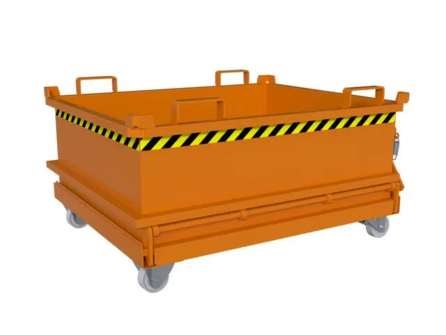 mini-bodemklepcontainer,HxLxB 625x1000x1200mm,0,37m³,inrijbeugel,staa