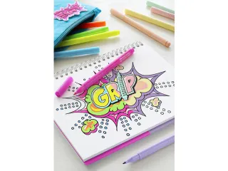 Viltstiften Faber-Castell Grip Neon en Pastel kleuren 10 stuks in etui - 6
