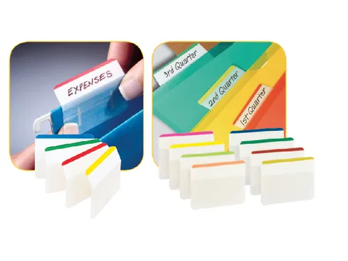Indextabs Post-it 686A1 38x50.8mm strong gebogen assorti 24 tabs