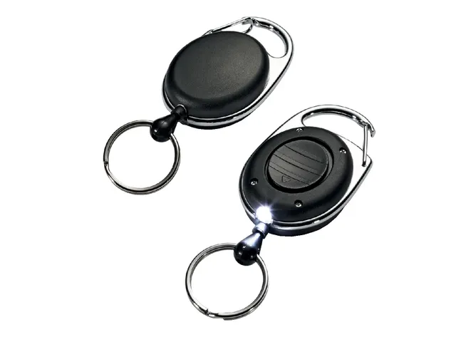 Afrolmechanisme Durable 8198 met ring + ledlampje 80cm zwart