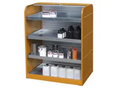 vatenkast,v. aquatox./brandbare stoffen,HxBxD 1610x870x1300mm,roldeur