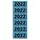 Rugetiket Elba 2022 57x25mm blauw