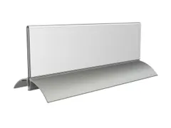 Tafelnaambord Europel 2 61x210mm acryl aluminium