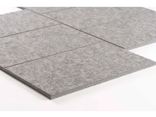 Akoestische PET-vilt Parallellogram tegels donkergrijs 30x25cm 22 stuk - 2