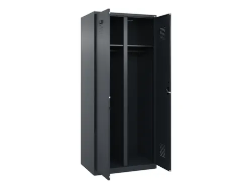 locker voor scheiding van kleding,HxBxD 1850x800x500mm,2vak