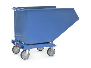 Afvalbakken 4703 t.b.v. afvalbak 4703 Ral5007 750kg - 1