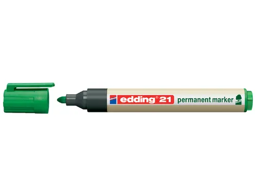 Viltstift edding 21 EcoLine rond groen 1.5-3mm