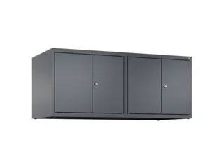 opzetkast,v. locker voor scheiding van kleding,4vak.,vak B 300mm - 2