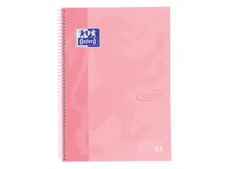 Notitieboek Touch Europeanbook A4+ lijn 80v Pastel Roze - 3