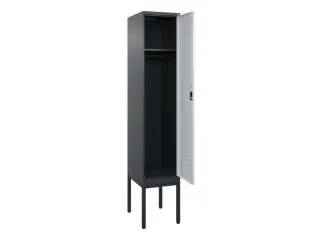 locker,HxBxD 2120x400x500mm,1vak,vak B 400mm,cil.-slot,voetonderstel - 2