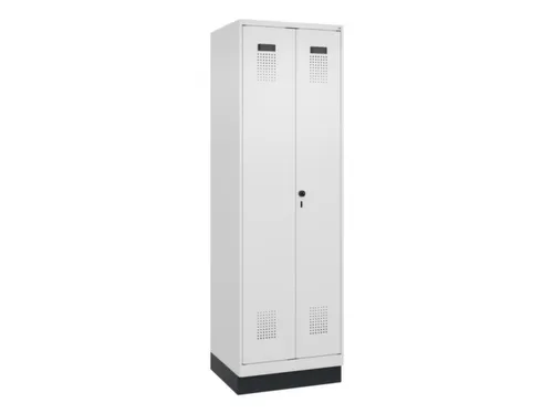 PBM-locker,HxBxD 1950x600x500mm,2vak,vak B 300mm,draaigrendel