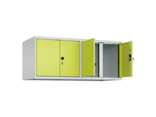 opzetkast,v. locker voor scheiding van kleding,4vak.,vak B 300mm