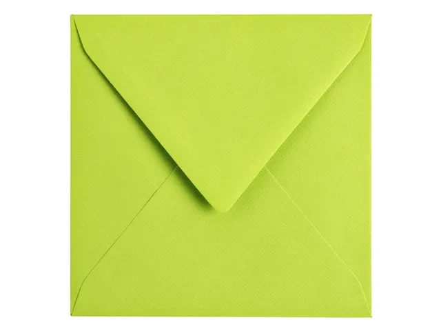 Envelop Papicolor 140x140mm appelgroen pak à 6 stuks