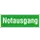 Vluchtroute-aanvullend bord,nooduitgang,sticker,PVC,groen/wit