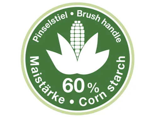 Penselenset Eberhard Faber Green Winner 4st. Rond/plat 4,6,8 en 12, sy