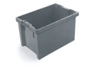 Draaistapelbak Pp Hxlxb 350X600X400Mm 65L Grijs - 1