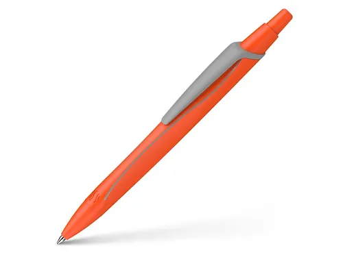 Balpen Schneider Reco Neon oranje, schrijfkleur: blauw