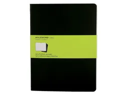Schrift Moleskine Blanco Xl Zwart 190x250mm