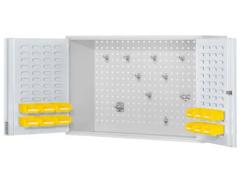 Hangkast 620x920x335mm Deuren/wanden Gesleufd Ral7035